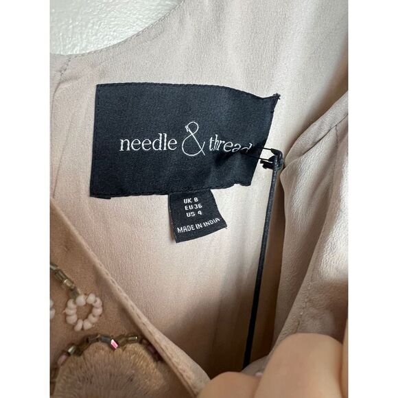 Needle & Thread Blossom Embroidered Dress NWT Sz. 4 - Picture 11 of 13